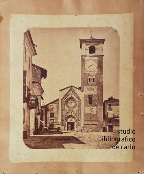 Albumina soggetto Duomo di Chivasso 1880 circa