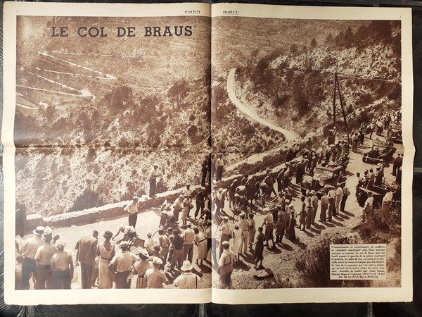 Rivista Match l'intran tour de France luglio 1935