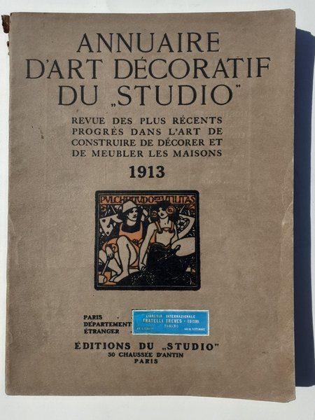 Annuaire d'art decoratif du Studio Paris 1913