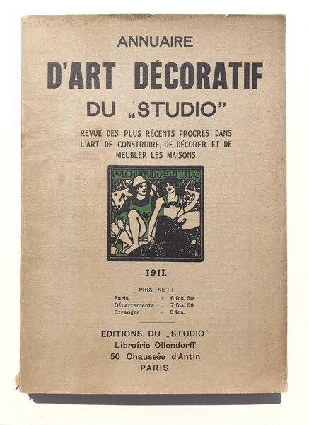 Annuaire d'Art Decoratif du Studio Paris 1911