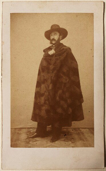 Albumina originale - foto Augusto Meylan Torino 1860 circa