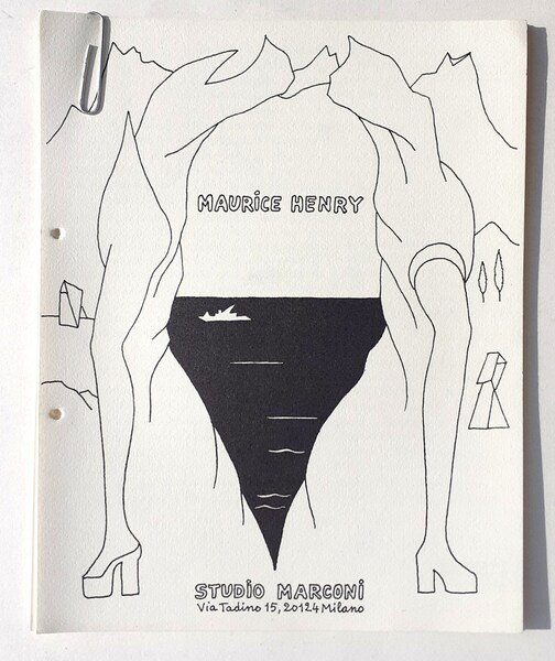 Catalogo Maurice Henry Studio Marconi Milano 1973