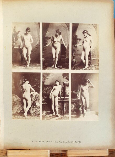 6 albumine Studi di nudo femminile ad uso dei pittori …