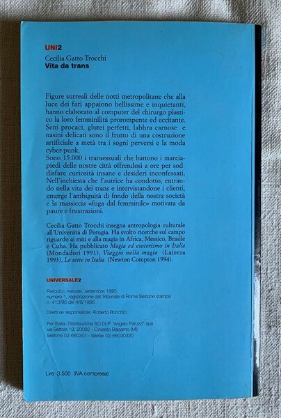 Vita da Trans: 15.000 transessuali in Italia. Storie e confessioni …