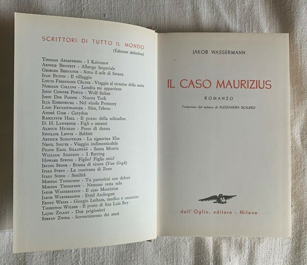 Il caso Maurizius. Romanzo