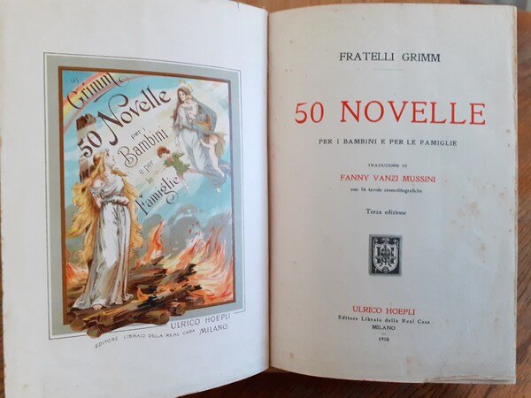 50 novelle Ulrico Hoepli Milano 1910