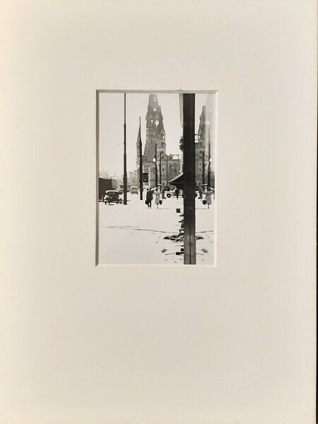 Fotografia originale di Werner Eckelt Berlino dopo i bombardamenti