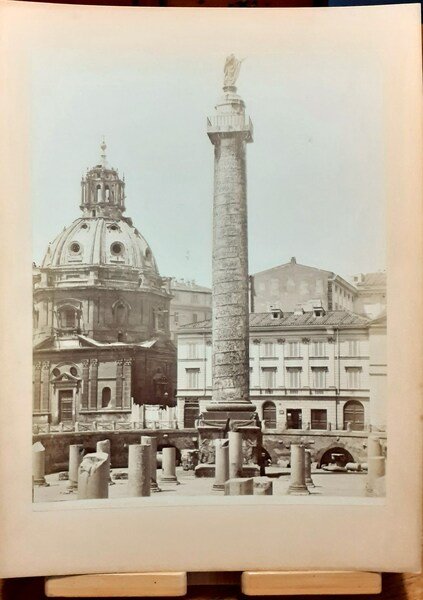 Albumina originale Roma "Foro Traiano" 1880 circa