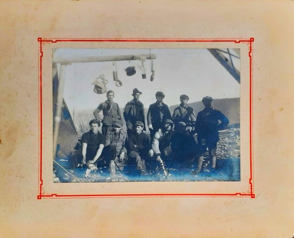 Fotografia originale "Ritratto di gruppo" Photo Godot Aumont Bellegarde inizi …