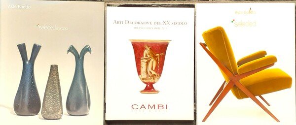 Tre cataloghi Aste Design e Arti decorative - Boetto - …