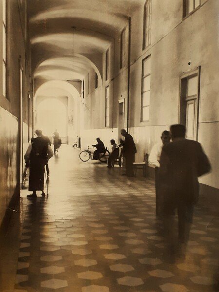 Fotografia originale istituto "Poveri Vecchi" Torino 1960 - foto Moisio