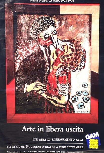 Poster Arte in libera uscita Francis Picabia GAM Torino