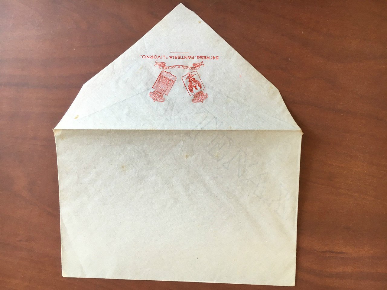 34^ Reggimento Fanteria Livorno Busta originale inizi '900 - E21674