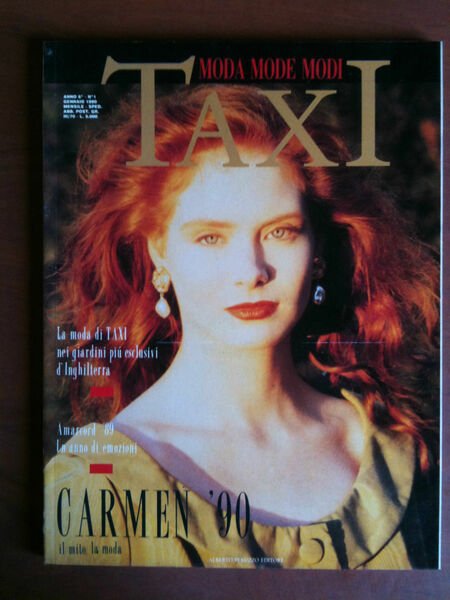 TAXI Moda Italia anno 6 n°1 Gennaio 1990