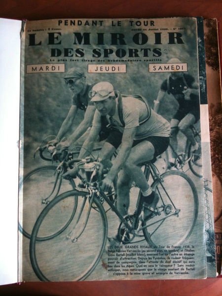 Le miroir des sports Magazines vélo reliurée année 1938 et …
