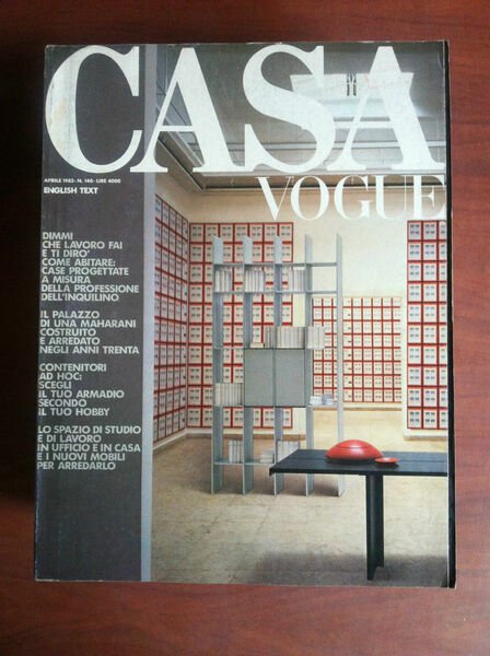 Vogue Casa n° 140 Aprile 1983 - E18926