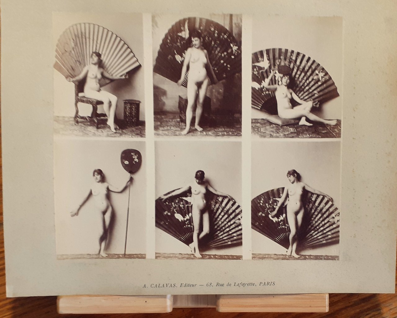 6 immagini Studi di nudo femminile ad uso dei pittori …