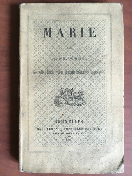 Marie A. Brizeux M.me Laurent Bruxelles 1840 - E21512