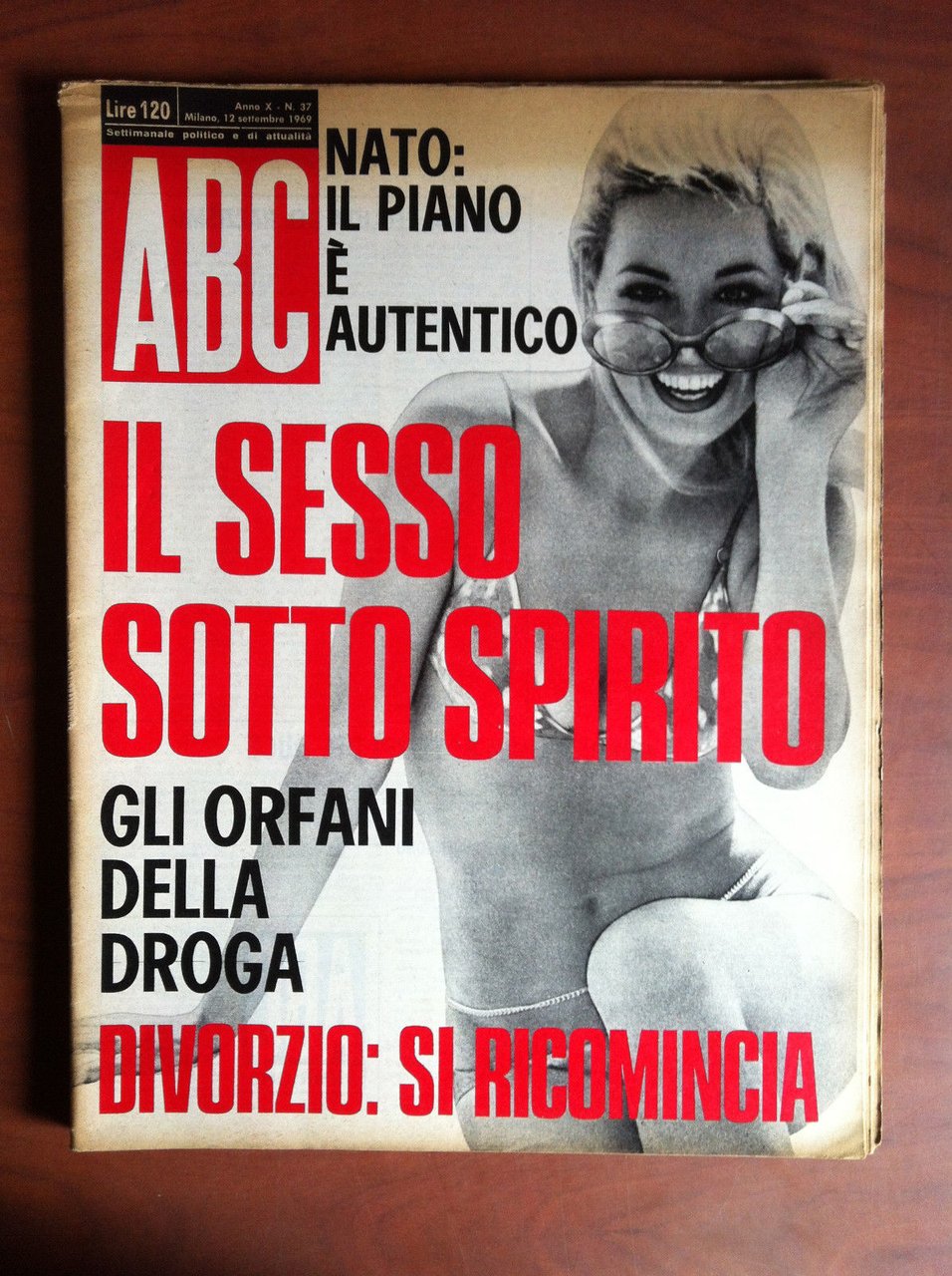 ABC Anno X n^ 37 - 12 Settembre 1969 - …