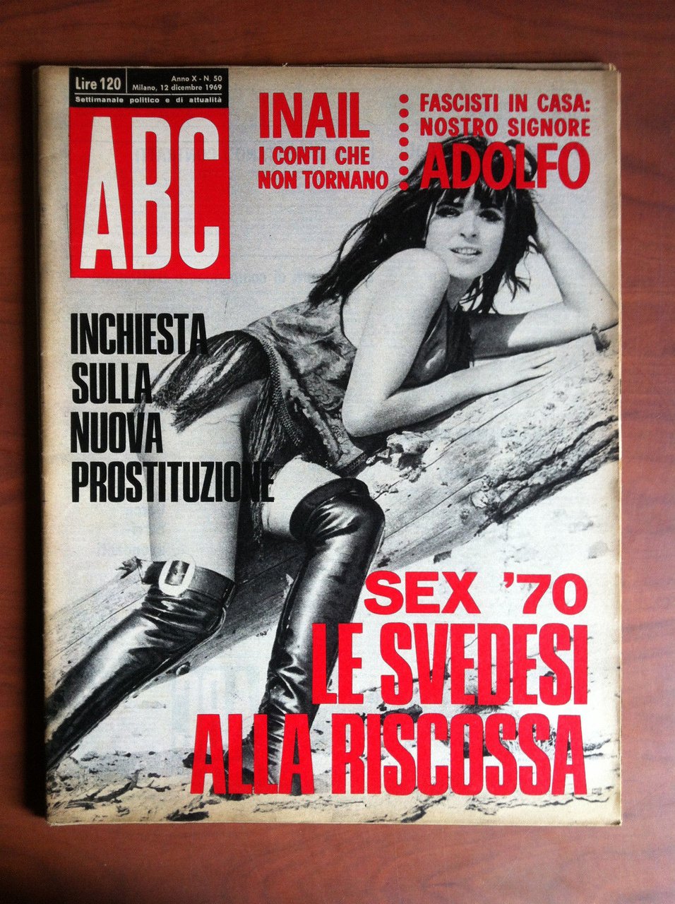 ABC Anno X n^ 50 - 12 Dicembre 1969 - …