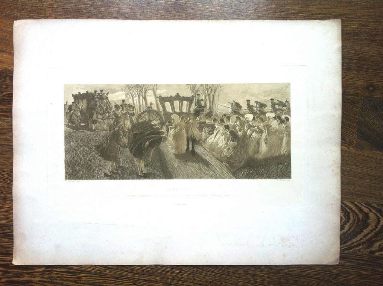 Acquaforte originale Il Re Sole G. Previati G. Gastaldi C. …