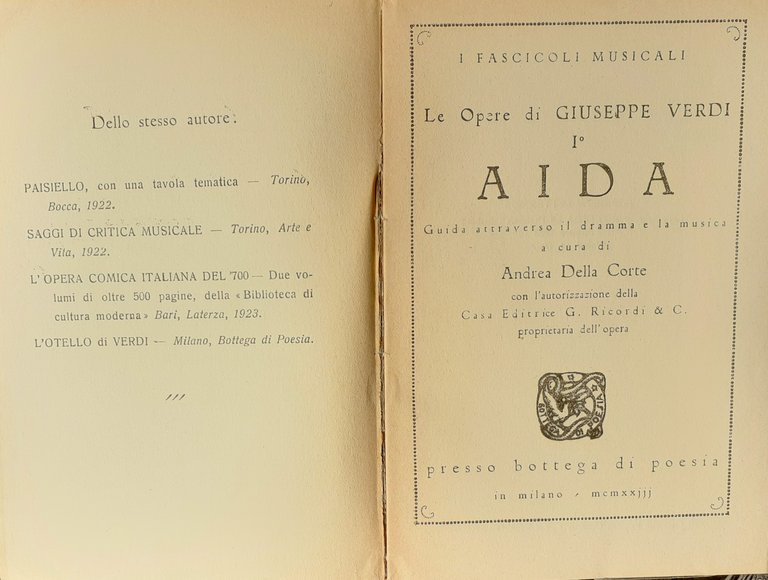 AIDA Guida attraverso il dramma e la musica a cura …