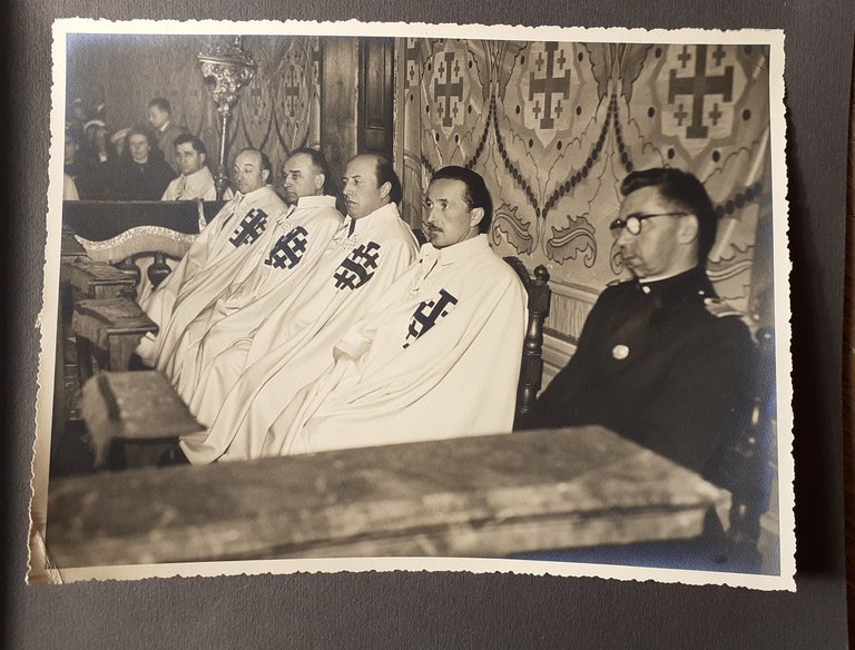 Album anni '30 fotografie Ordine Equestre del S.Sepolcro di Gerusalemme