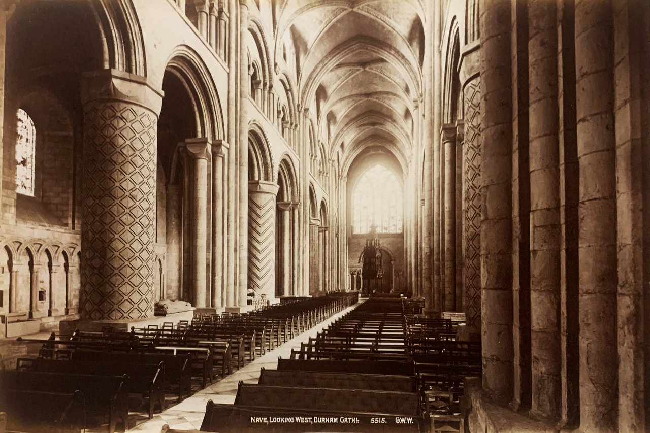 Albumina originale Cattedrale di DURHAM Inghilterra