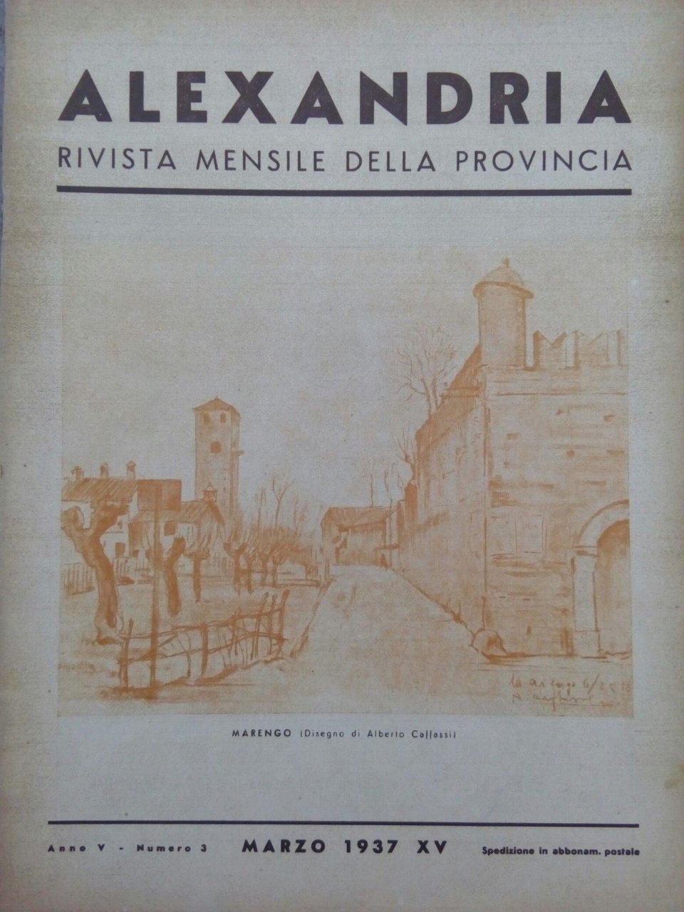 ALEXANDRIA rivista marzo 1937