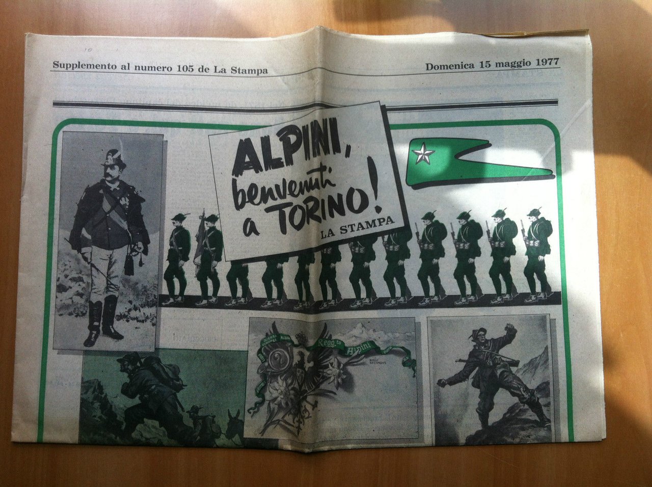 Alpini benvenuti a Torino! Suppl. La Stampa n^ 105 - …