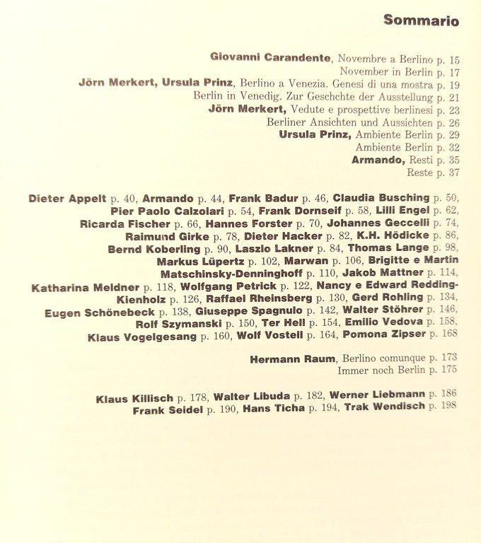 Ambiente Berlin XLIV Biennale di Venezia