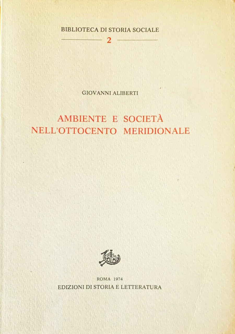 Ambiente e società nell'Ottocento meridionale