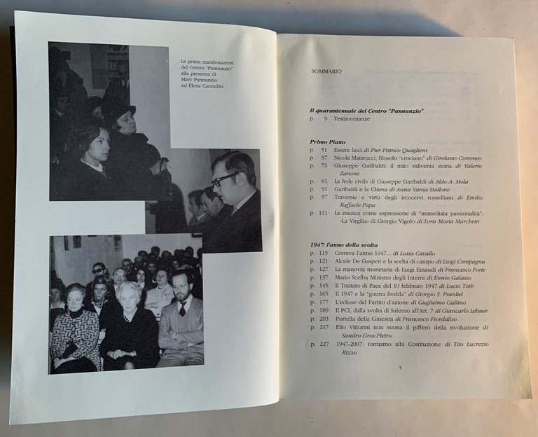 Annali del Centro Pannunzio / Anno XXXVIII - 2007/08 / …