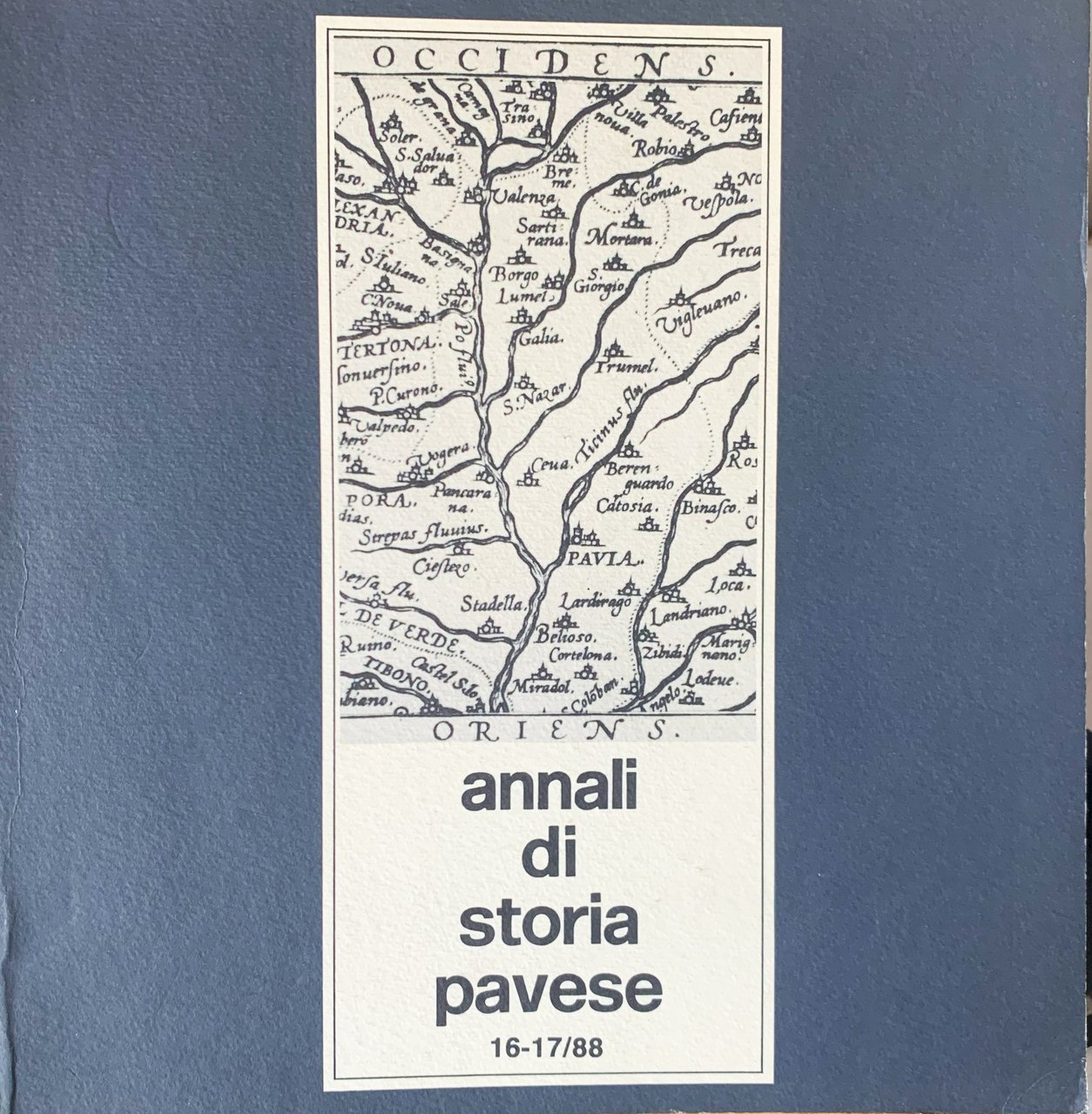 annali di storia pavese 16-17/88