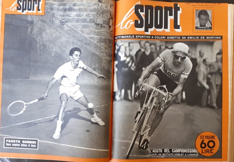 Annata n^ 1 completa della rivista settimanale lo Sport 1951 …