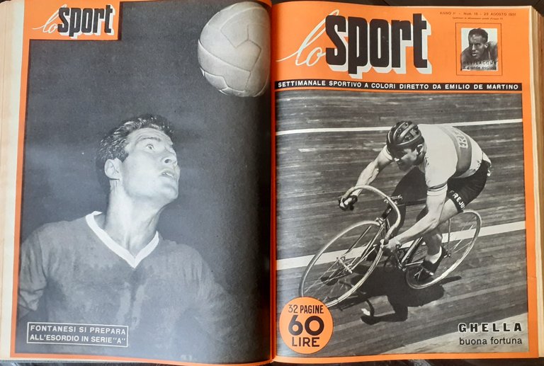 Annata n^ 1 completa della rivista settimanale lo Sport 1951 …