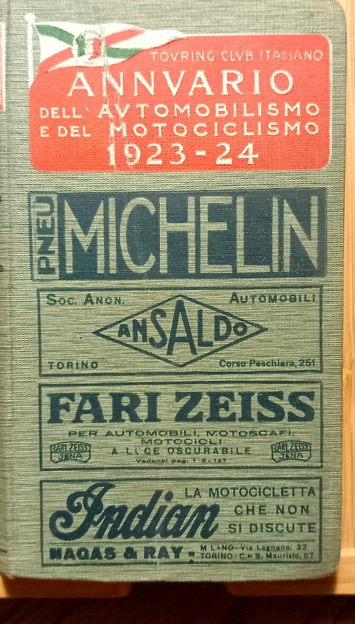 Annuario dell'Automobilismo e del Motociclismo 1923-24 (Volume XII)