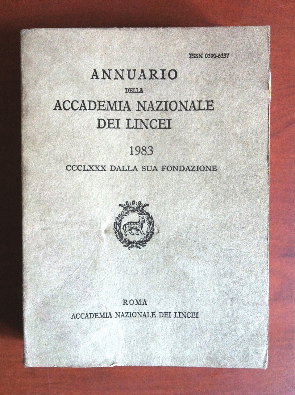 Annuario della Accademia Nazionale dei Lincei 1983 - E13344 | Immagine principale
