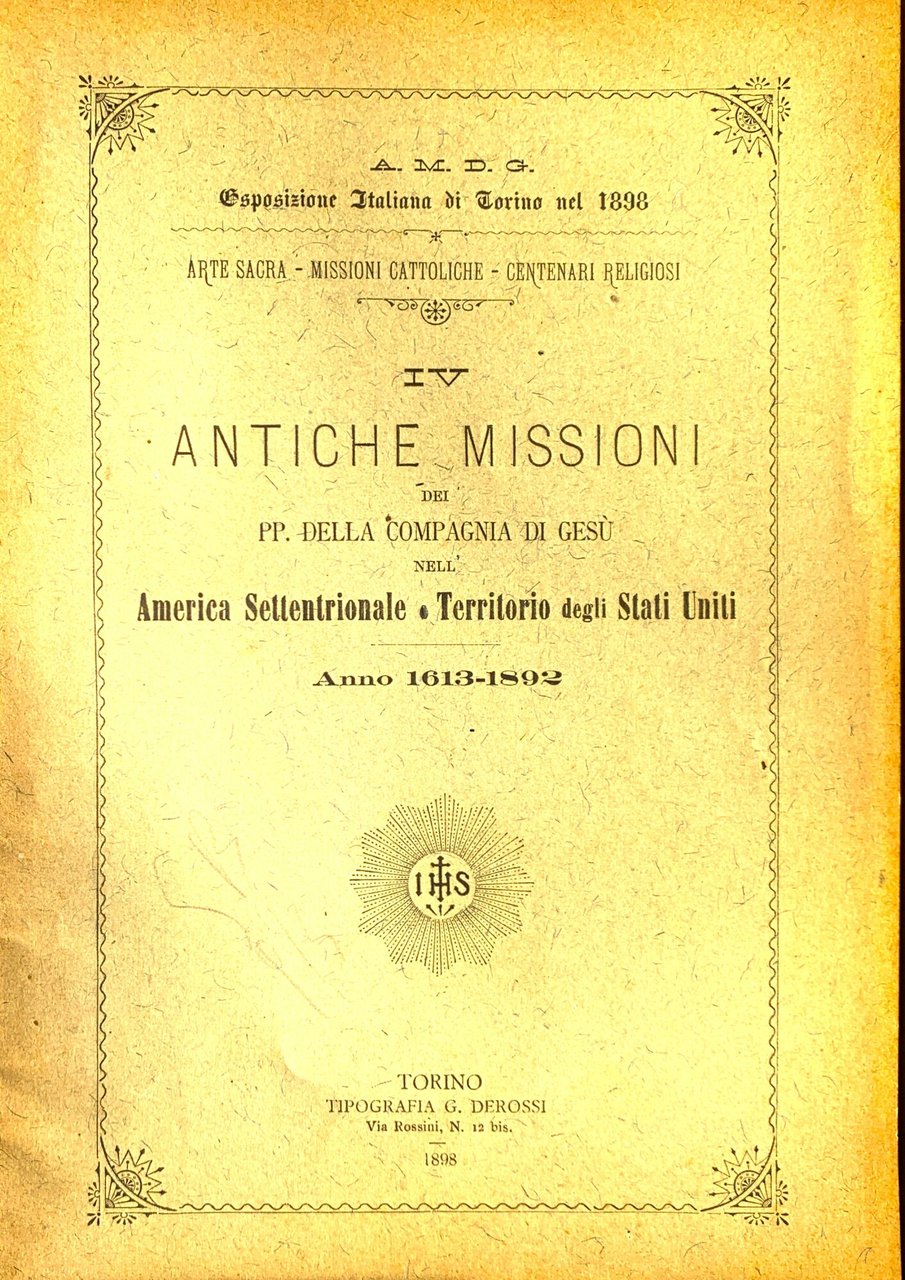 Antiche Missioni dei PP. della Compagnia di Gesù nell'America Settentrionale … | Immagine principale