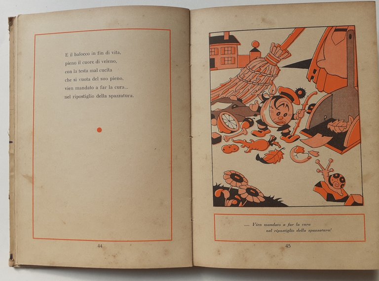 Antonio Rubino libro per l'infanzia "Pupi" Ed. Alpe Milano 1943