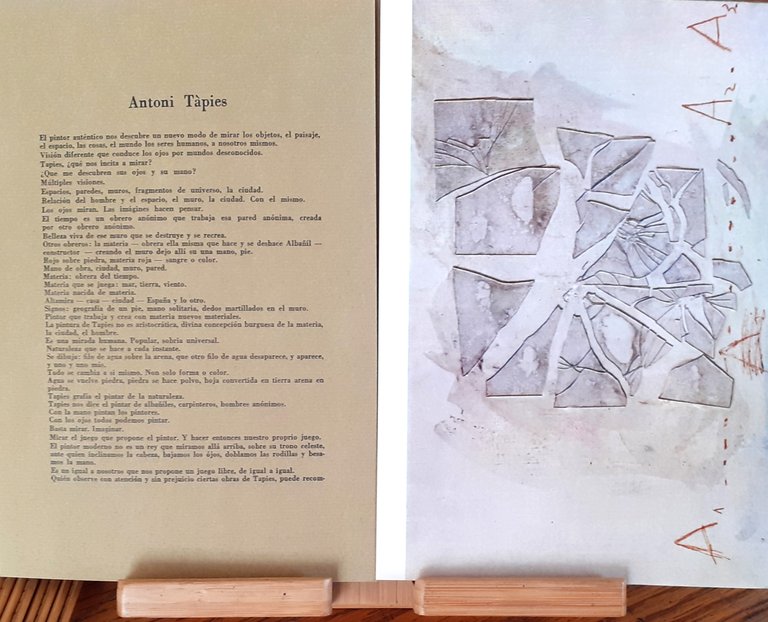 Antonio Tapies catalogo Galleria dell'Ariete 1970 | Immagine Gallery 2