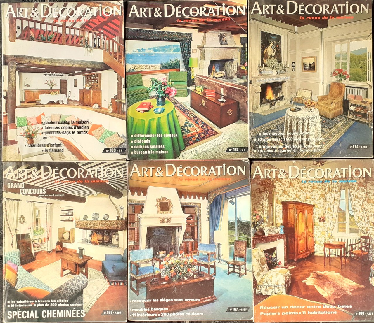 Art &amp; Décoration rivista sei numeri 1972/75 | Immagine principale