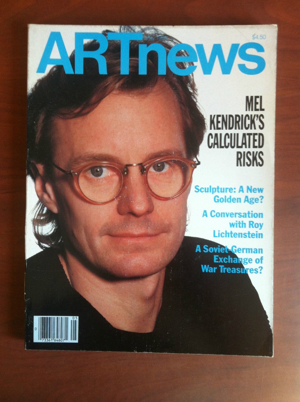 Art news Volume 90 n^ 4 May 1991 Cover: Mel …