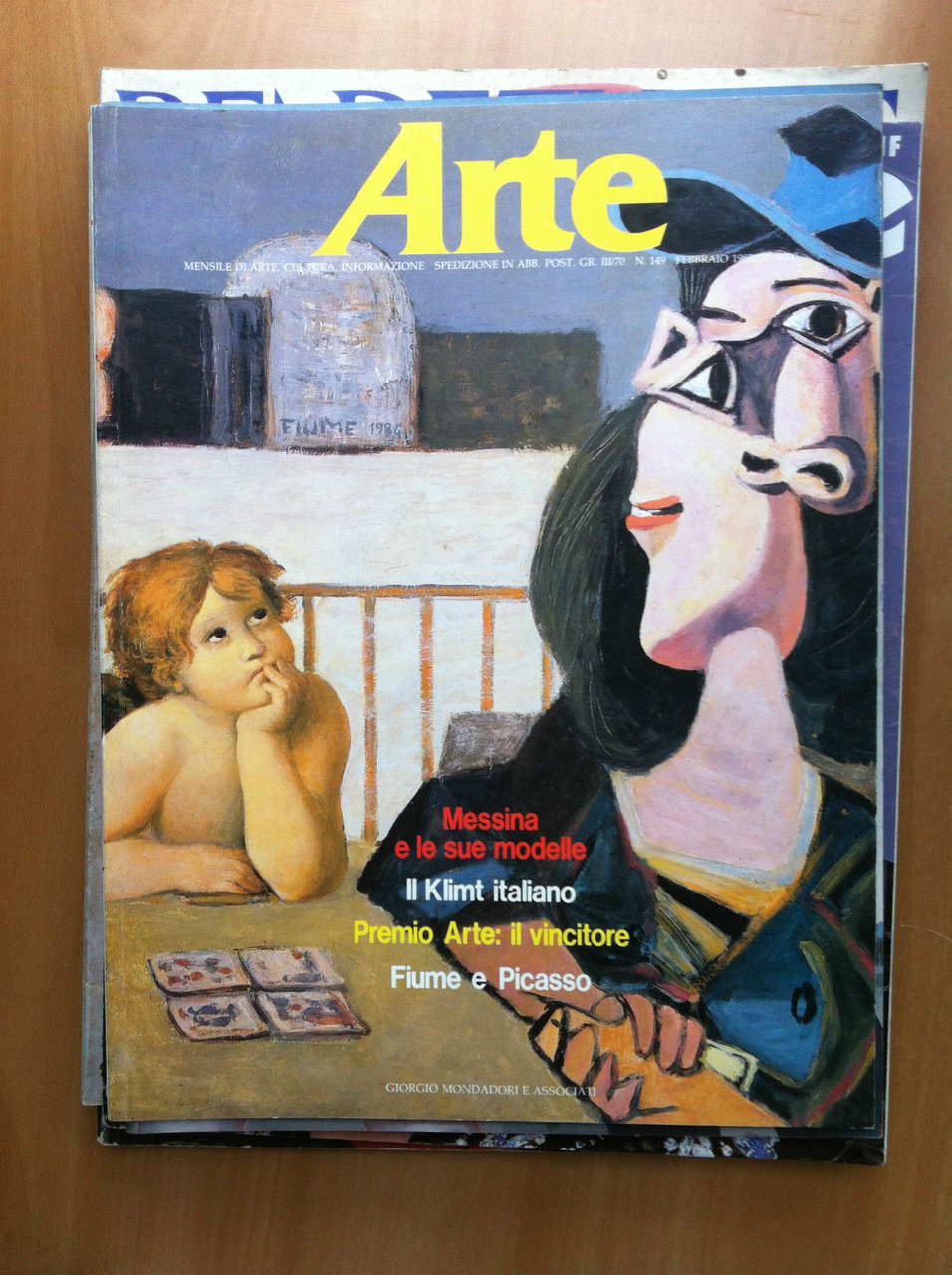 ARTE n^ 149 Febbraio 1985 Cover: Salvatore Fiume - E19468