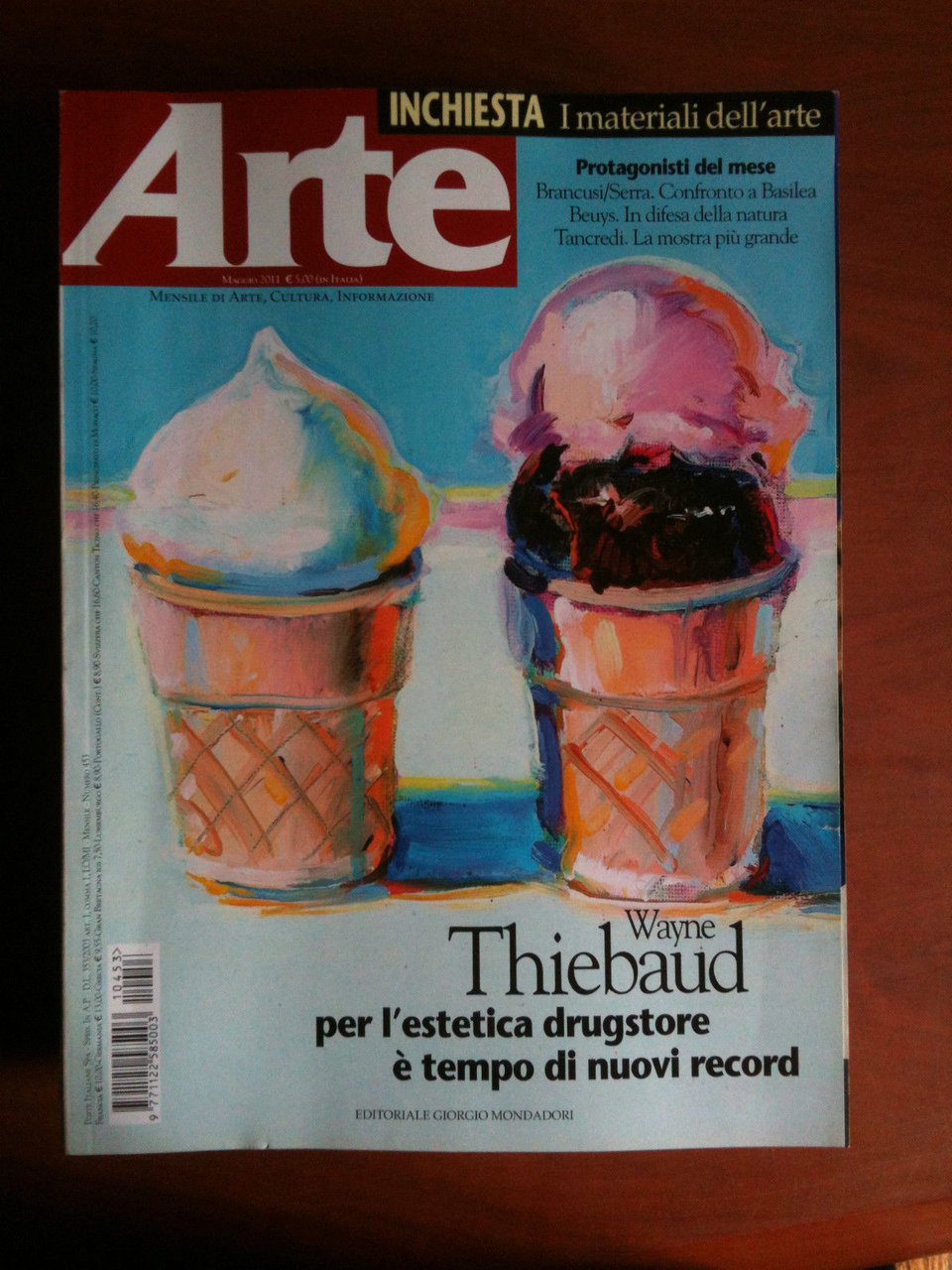 ARTE n^ 453 Maggio 2011