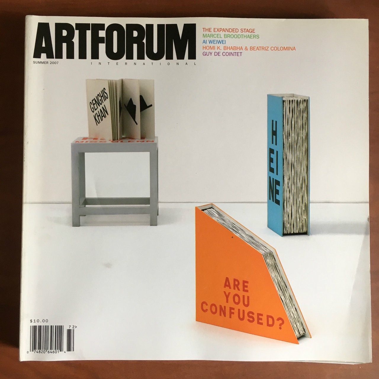 Artforum n^ 10 Summer 2007 Cover Gui de Cointet - …