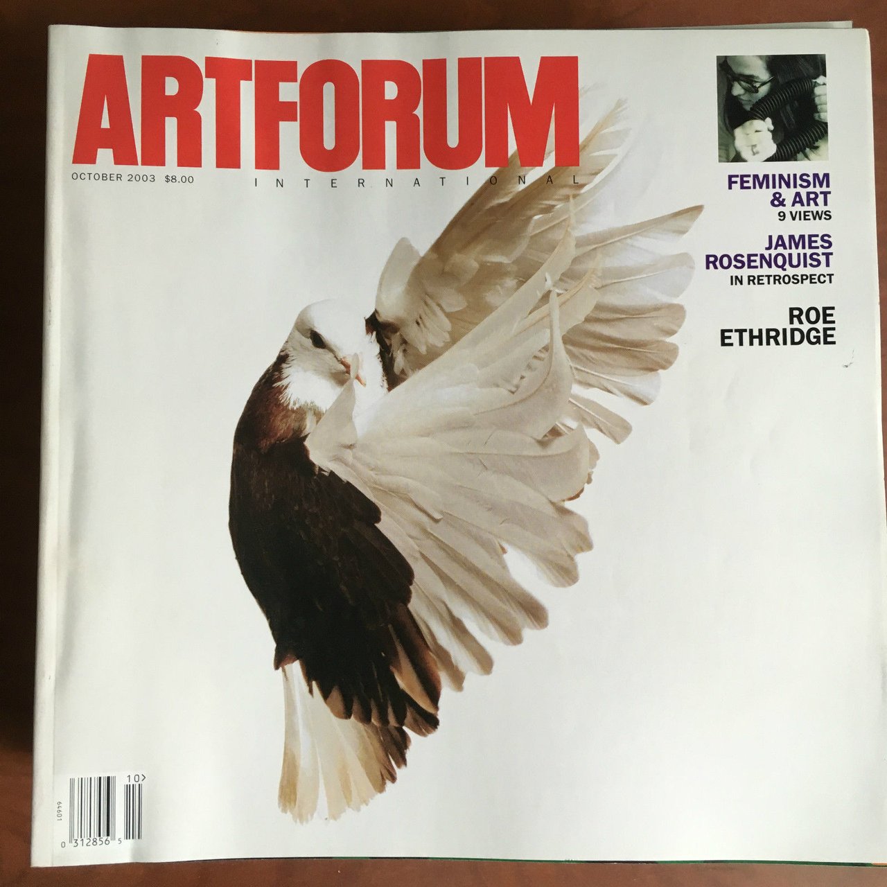Artforum n^ 2 October 2003 Cover Roe Ethridge - E21359