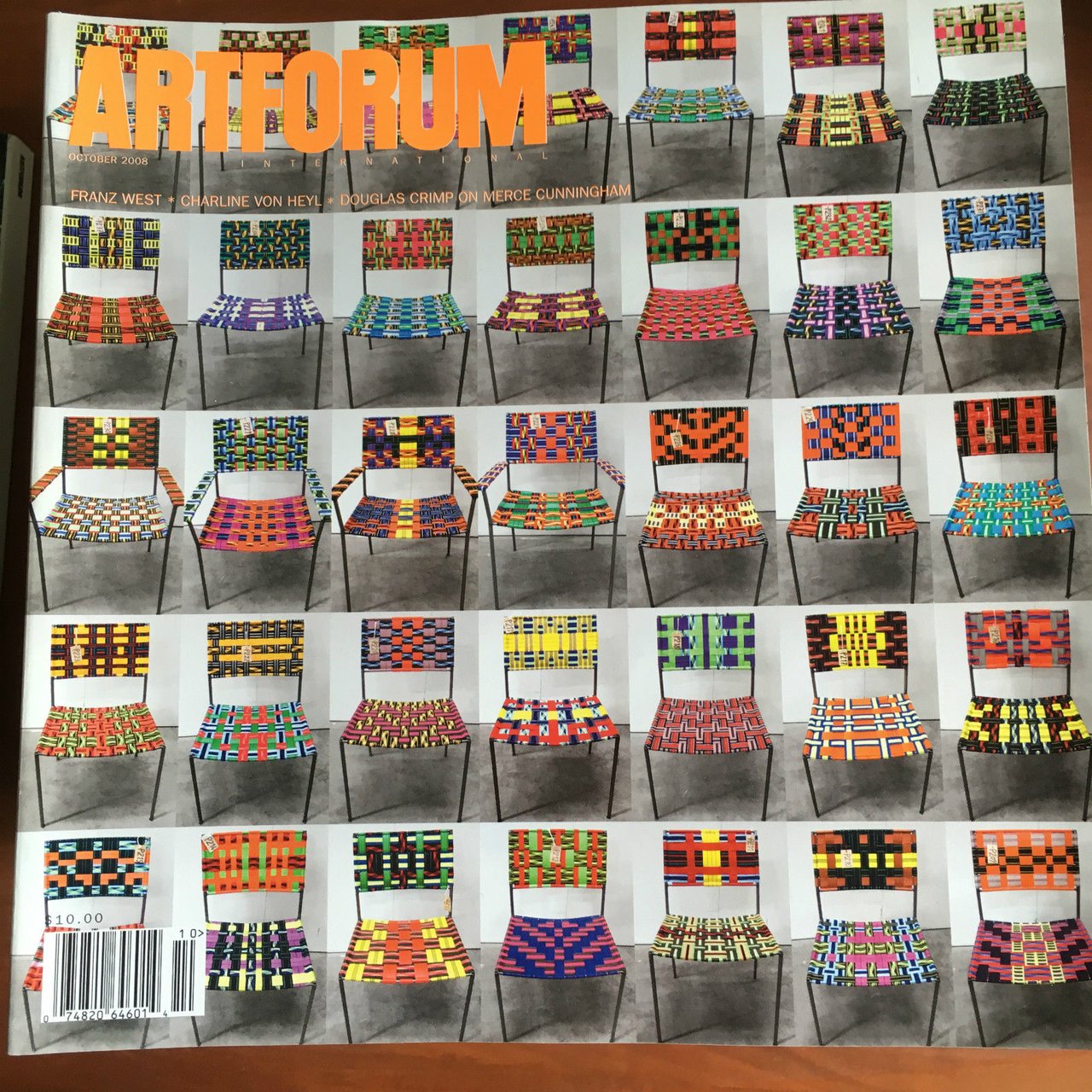 Artforum n^ 2 October 2008 Cover Franz West - E21368