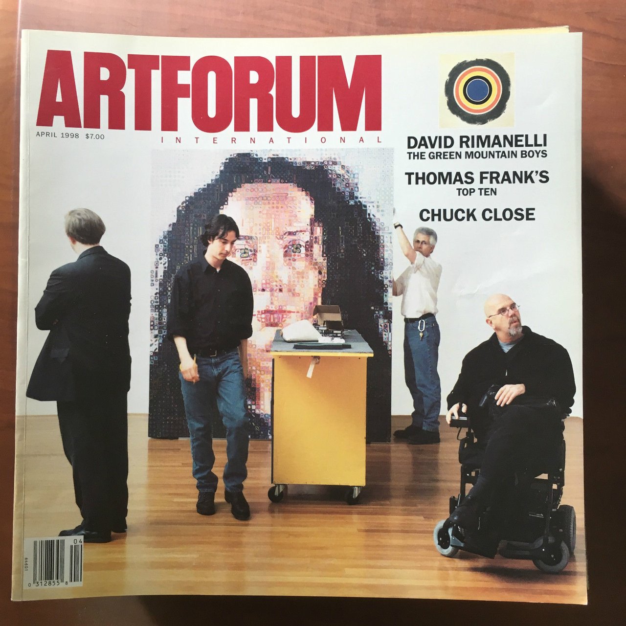 Artforum n^ 8 April 1998 Cover Chuck Close - E21756