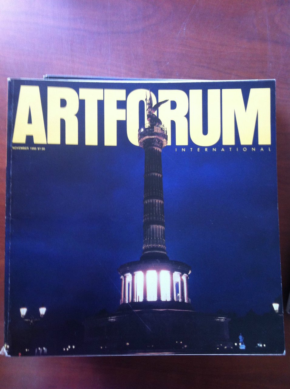 Artforum November 1990 Cover: Via Lewandowsky